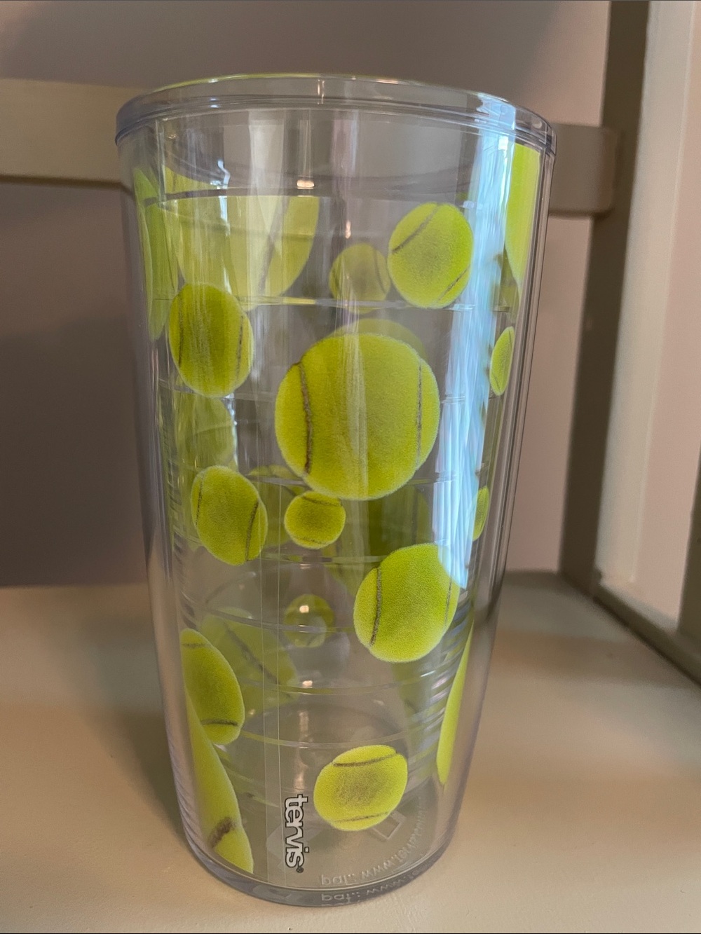 Tervis Tumbler Neon Yellow Tennis Ball Pattern Tumbler 16 oz